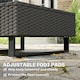 image 8 of Outsunny 5 Seater Rattan Garden Furniture Set, Adjustable Back