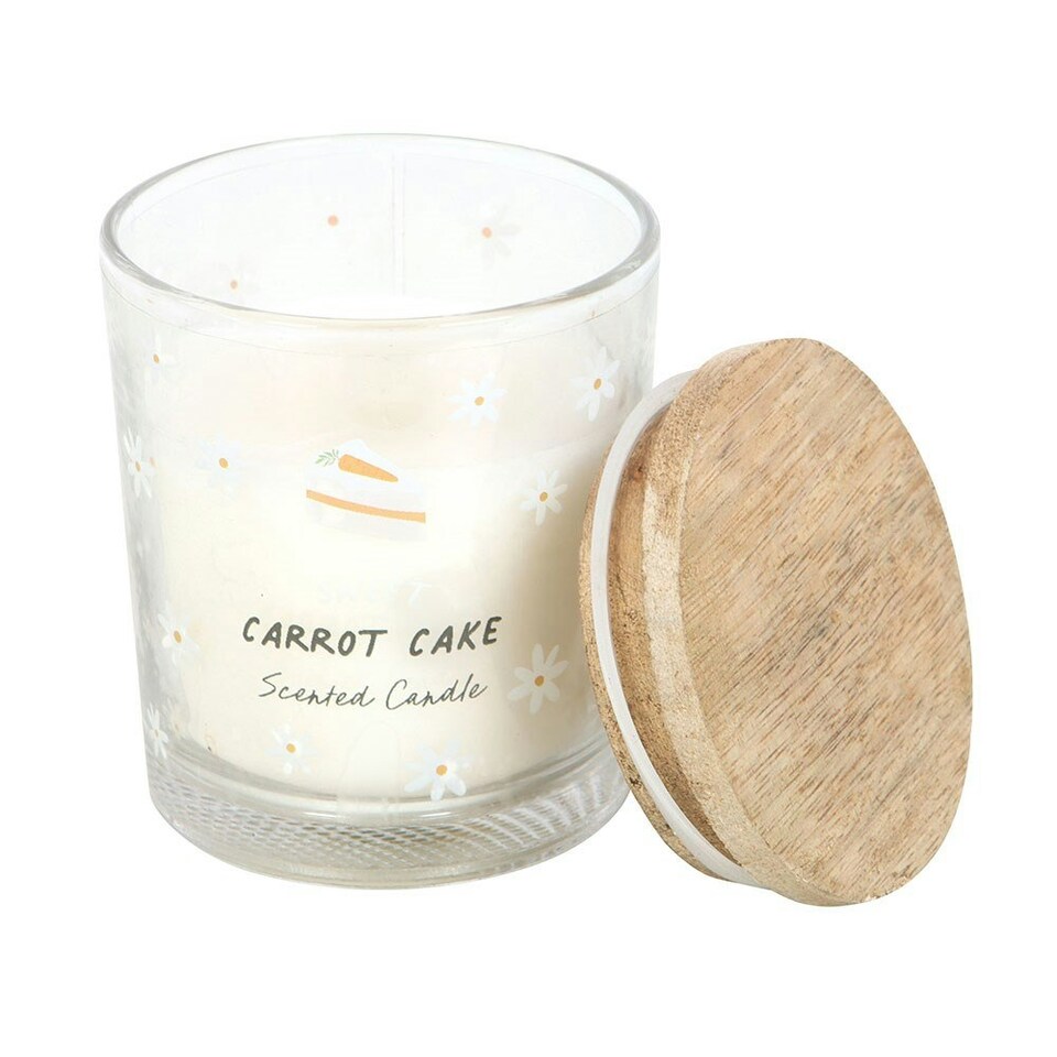 image 1 of Sweet Carrot Cake Candle White | One Size