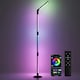 image 6 of HOMCOM LED Floor Lamp, Corner Floor Lamp with App & Remote Control Dark Grey Grey | Dark Grey