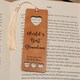 image 3 of Personalised Worlds Best Bookmark Cherrywood Mothers Day Gift for Mum
