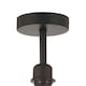 image 2 of Traditional Matt Black Ceiling Light Fitting for Industrial Style Light Bulbs | Black | Black | 1