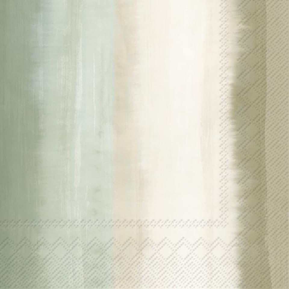IHR  Faded Stripe Olive Cocktail Napkin 25cm 3ply  20 Pack