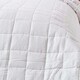 image 5 of Homescapes Cotton Quilted Reversible Bedspread Red and White - 150 x 200 cm | Red