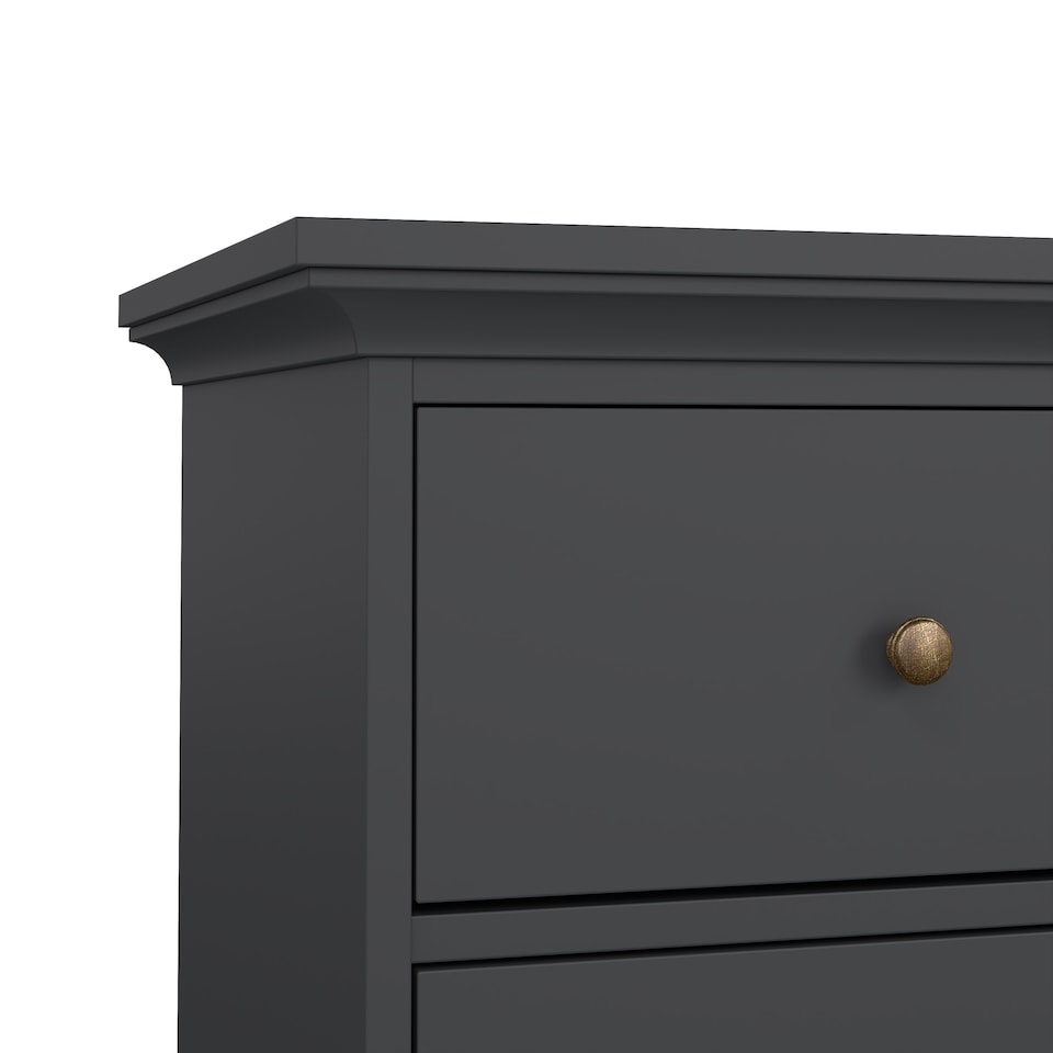 image 1 of Paris Chest of 8 Drawers in Matt Grey