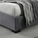 image 3 of Dark Grey Fabric Ottoman Bed Frame - Double 4ft 6" (167cm)