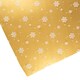 image 2 of Snowflake Print Christmas Clear Cellophane Gift Wrapping Roll 2m