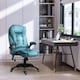 image 2 of Vinsetto Office Chair w/ Heating Massage Points Relaxing Reclining Blue