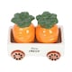 image 2 of Something Different Carrot Salt and Pepper Shakers Set - Orange/Green - One Size
