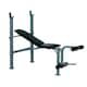 image 1 of HOMCOM Adjustable Multi Gym Weight Bench Barbell Stand Chest Leg Abs Training