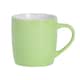 image 4 of Argon Tableware Coloured Coffee Mugs - 350ml - Green/White - Pack of 6 Multi