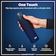 image 3 of Leak Proof Slim Water Bottle, BPA Free, 500ml (18oz) | Blue | Navy | One Size