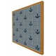 image 4 of Anchors on rope pattern (Picutre Frame) Brown | L