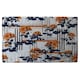 image 2 of Geometric Lines & Flowers (Bath Towel)