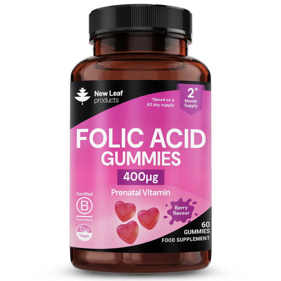 image 1 of Folic Acid Pregnancy Gummies High Strength Folate