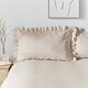 image 2 of Appletree Cassia Frill Duvet Cover Set Natural