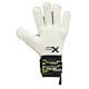 image 2 of Precision Childrens/Kids Fusion X Flat Cut Finger Protect Goalkeeper Gloves - White/Black/Neon Green - 7