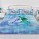 image 1 of Wicked Glenda & Elphaba Reversible 2 in 1 Design Double Duvet Cover and Pillowcase Set - Wicked For Good Blue | green, pink | Double