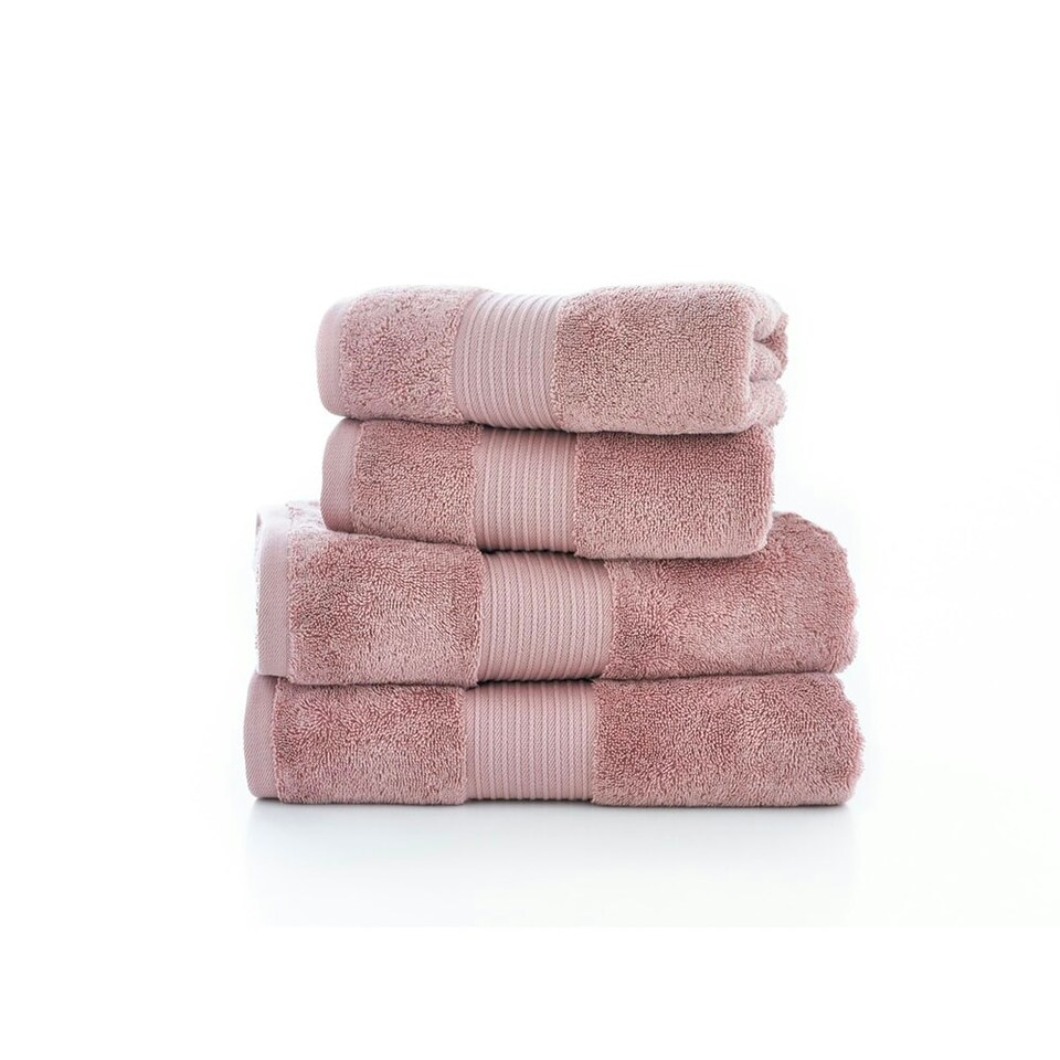 image 1 of Bliss 650gsm Pima Cotton Supersoft Fluffy Towels Pink | Blush | Bath towel