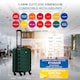image 3 of 55x40x20cm Ryanair (Priority) TUI, Carry on Cabin Suitcase Hard Shell Approved for 60+ Airlines Green | Forest Green/Black | Cabin Bag