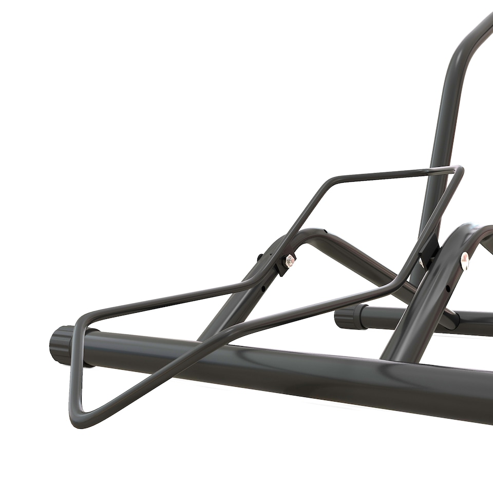 image 1 of SPORTNOW Bike Stand Bicycle Storage Rack for Indoor Garages Flat Use