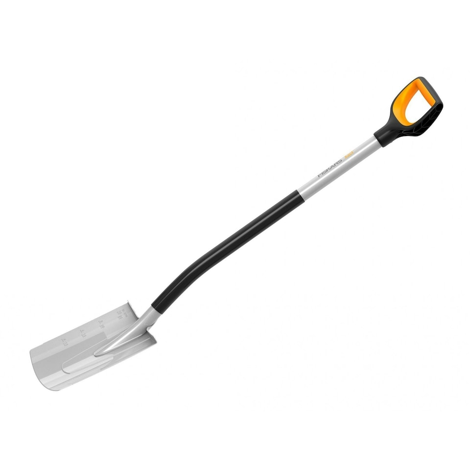 image 1 of Fiskars Xact Rounded Spade - Multi Colour - One Size
