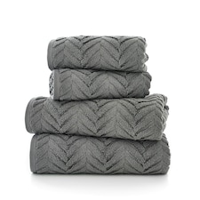 Catalonia Zero Twist 650GSM Towels The Lyndon Company Grey | Dark Grey | Bath sheet