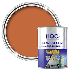 HQC Blackboard & Chalkboard Paint - Easy Clean, Writable & Erasable Surface - Terracotta - 2.5L