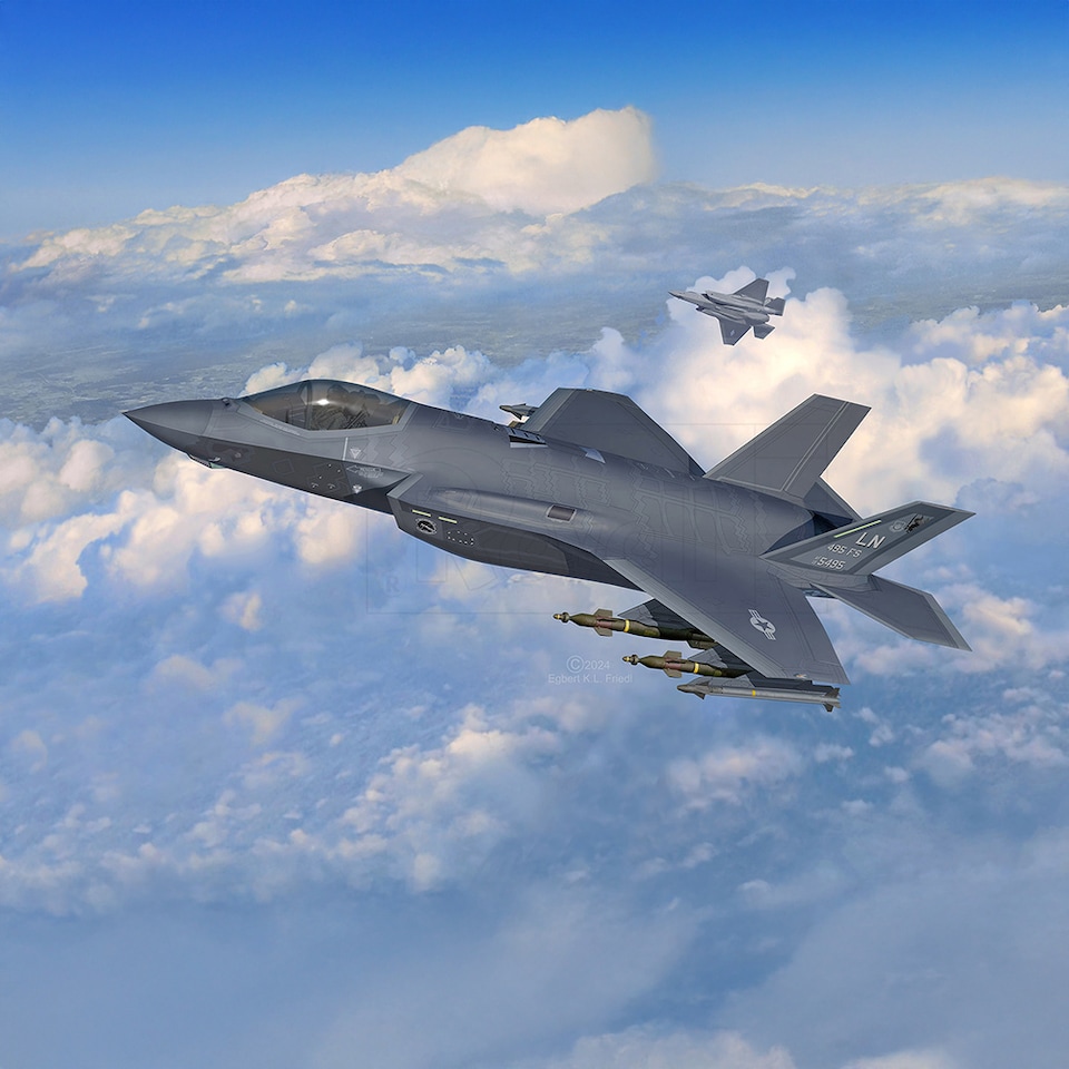 image 1 of Revell Lockheed Martin F-35A Lightning II Model Kit Scale 1-72