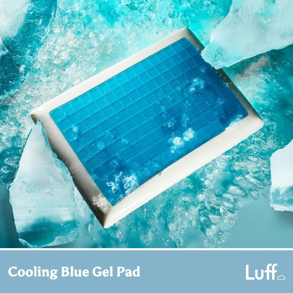 image 1 of Luff Mayfair Cooling Gel Pillow White