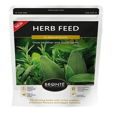 Bronte Heritage Herb Feed Plant Food for Kitchen Gardens Enhances Flavour and Aroma Suitable for Potted and Bedded Herbs - 120g