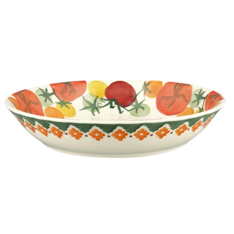 Pasta Bowl: 24cm Emma Bridgewater Heirloom Tomatoes Pasta Bowl, Ceramic