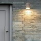 image 2 of ValueLights Benton Matte White IP44 Adjustable Wall Light & Bulb White