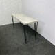 image 2 of Modern Grey Bench with Hairpin Legs  Stylish & Sturdy Seating for Home & Dining Grey