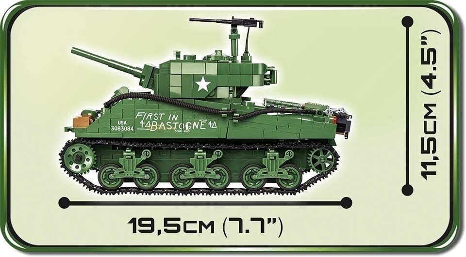 image 1 of COBI - World War II - SHERMAN M4A3E2 (720 Pieces)