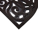 image 4 of Nicoman Victorian Style Halfmoon Rubber Outdoor Door Mat Brown 75 x 44cm