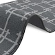 image 3 of JVL Vector Machine Washable Latex Backed Runner Doormat, 57x150cm, Grey