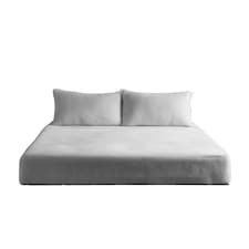 Teddy Fitted Sheet 30cm Extra Deep Soft Cuddly Soft Touch Bedding | White | King