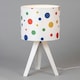 image 3 of BHS Glow Kid's LED Dots Tripod Table Lamp, White