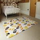 image 3 of Autumn Leaves & Halloween Skulls (Rug) Orange | XL: 160x230cm