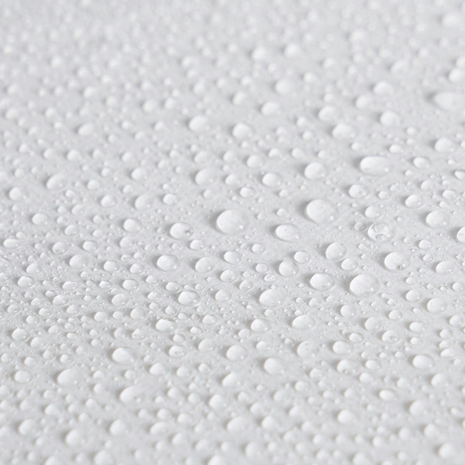 image 1 of OHS Terry Waterproof Bed Sheet Topper Mattress Protector Cover, Single - White
