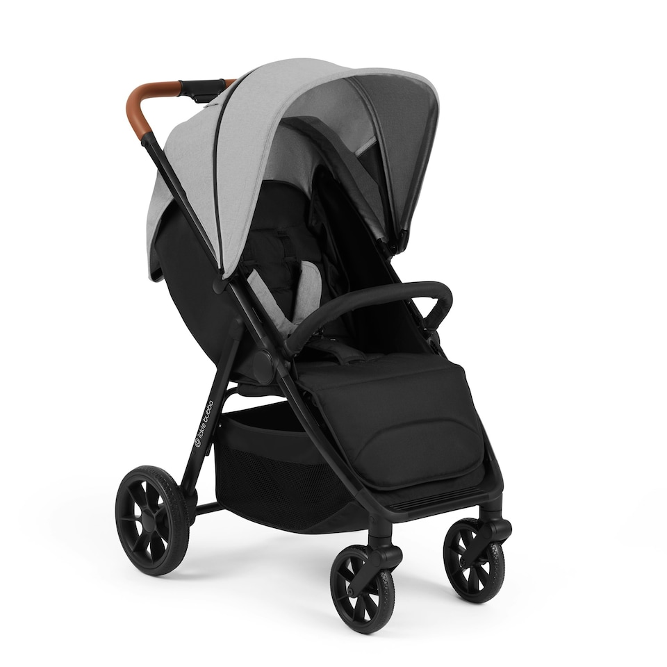 image 1 of Stomp Stride Stroller – from Birth to 22kg, Extra-Large Seat, Multi-Terrain Wheels, Raincover & UPF 50+ Hood (Pearl Grey)
