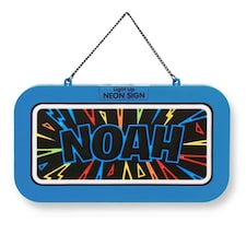 History & Heraldry Light Up Neon Name Sign - Noah