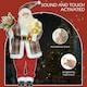 image 3 of HOMCOM 133cm Animated Santa Claus w/ Sound Activated Festive Music for Party