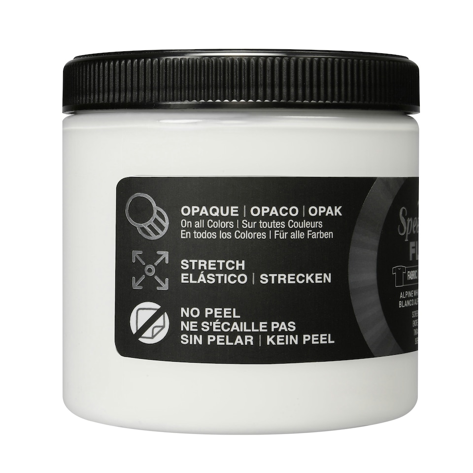 image 1 of Speedball Flex Screen Printing Fabric Ink, Alpine White, 8oz