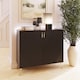 image 2 of Frank Olsen Furniture Ava Tall Sideboard in Black | Black | Black | 1