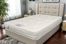 Cashmere 2000 Silk Pocket Spring Medium Firm Natural Mattress With Edge Support