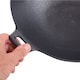image 8 of 30cm Cast Iron Non Stick Wok Skillet Frying Cooking Pan