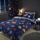 image 1 of Lost In Space Reversible Duvet Cover Set | Blue