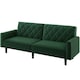 image 1 of Yaheetech Upholstered Couch w/ Adjustable Backrest Green
