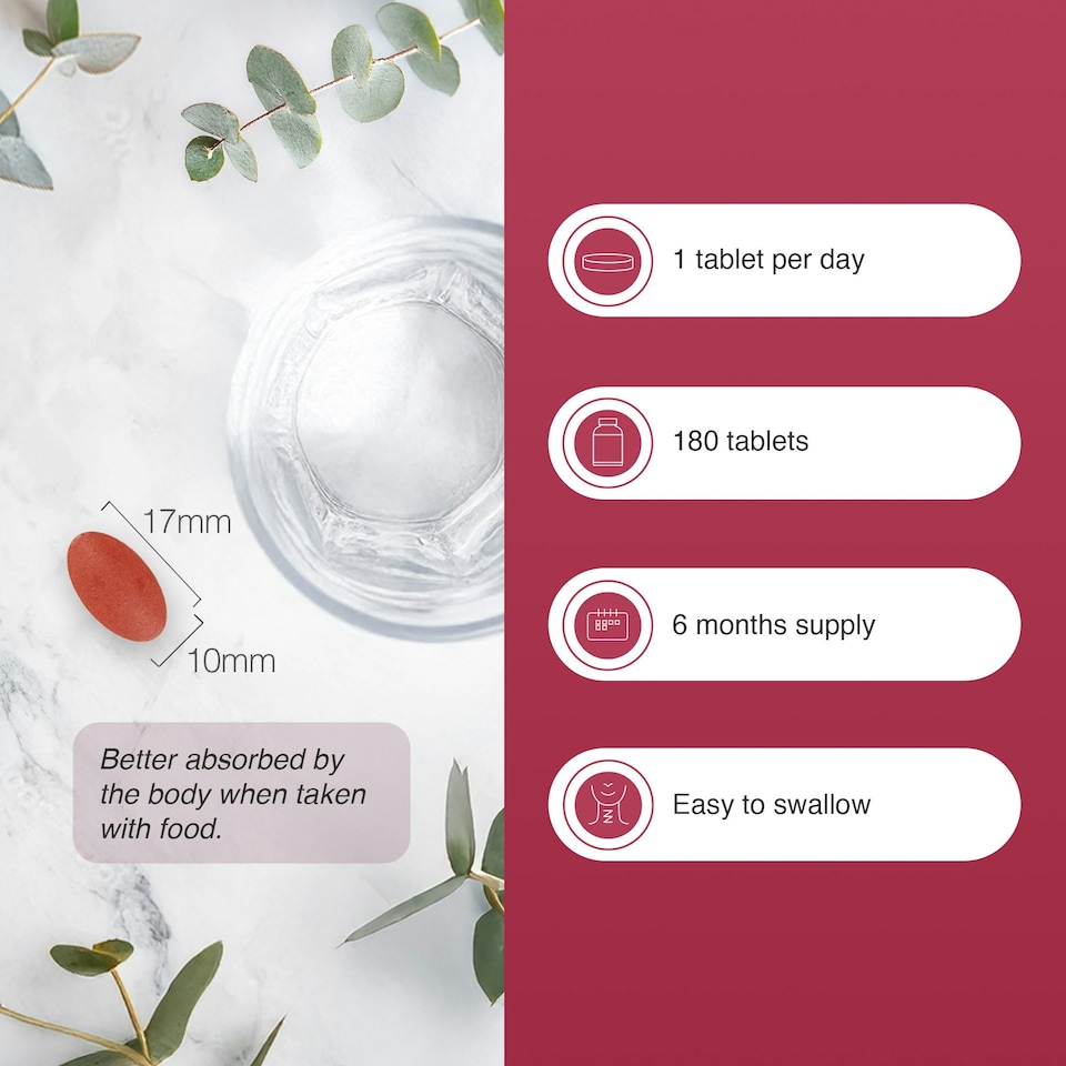 image 1 of Zipvit A-Z Multivitamin, Immune, Energy & Bone Support, 25 Essential Nutrients, 180 Vegan Tablets, 6-Month Supply